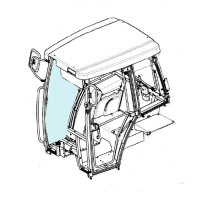 Стекло двери МТЗ-622 (правое) 323-6708014-01 (323-6708014-А1-01)