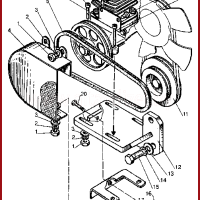 Каталог МТЗ-320: установка компрессора