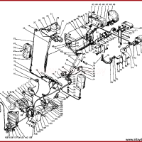 Электрооборудование: переключатели, выключатели, электропровода