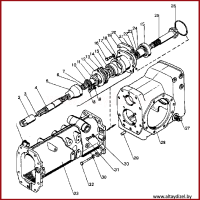 Мост задний: корпус заднего моста, главная передача.