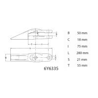 Зуб ковша 6Y6335 (прямой) CAT