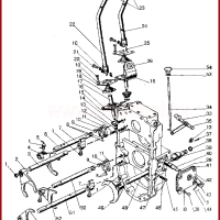 Каталог МТЗ-320: управление коробкой передач