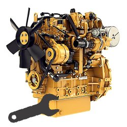 Ремонт двигателя Caterpillar 3054, компьютерная диагностика, техническое обслуживание