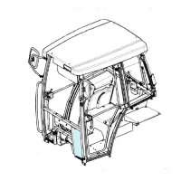 Стекло переднее нижнее левое 323-6703012