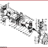 Передний ведущий мост. Корпус и рукава переднего ведущего моста